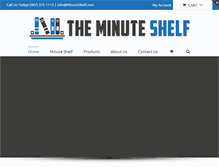 Tablet Screenshot of minuteshelf.com